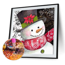 Load image into Gallery viewer, Christmas Snowman  - Full Drill Round Drill - 30x30cm
