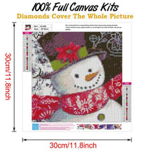 Load image into Gallery viewer, Christmas Snowman  - Full Drill Round Drill - 30x30cm