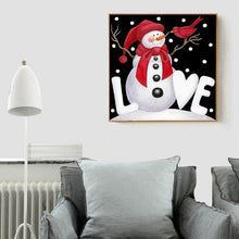 Load image into Gallery viewer, Christmas Snowman  - Full Drill Round Drill - 30x30cm