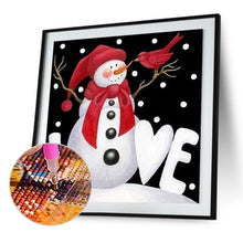 Load image into Gallery viewer, Christmas Snowman  - Full Drill Round Drill - 30x30cm
