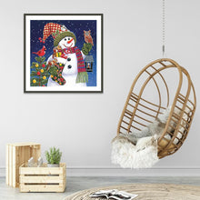 Load image into Gallery viewer, Christmas Snowman  - Full Drill Round Drill - 30x30cm