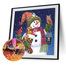 Load image into Gallery viewer, Christmas Snowman  - Full Drill Round Drill - 30x30cm