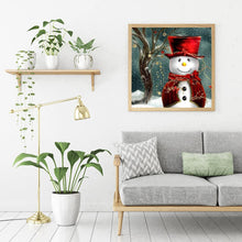 Load image into Gallery viewer, Christmas Snowman - Full Drill Round Drill - 30x30cm