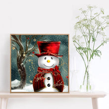 Load image into Gallery viewer, Christmas Snowman - Full Drill Round Drill - 30x30cm