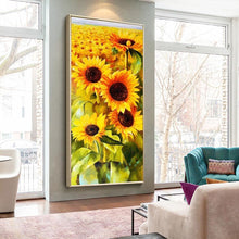 Load image into Gallery viewer, Sunflowers - Full Drill Round Drill - 45x85cm