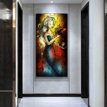 Load image into Gallery viewer, Girl - Full Drill Round Drill - 45x85cm