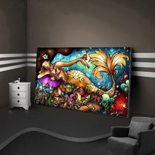 Load image into Gallery viewer, Sea - maid - Full Drill Round Drill - 100x50cm