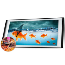 Load image into Gallery viewer, Fish - Full Drill Round Drill - 80x30cm