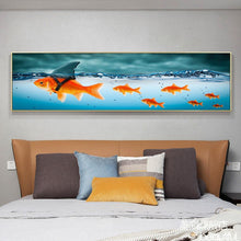 Load image into Gallery viewer, Fish - Full Drill Round Drill - 80x30cm