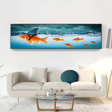 Load image into Gallery viewer, Fish - Full Drill Round Drill - 80x30cm