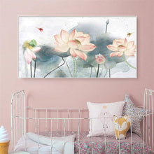 Load image into Gallery viewer, Lotus - Full Drill Round Drill - 100x50cm