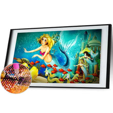 Load image into Gallery viewer, Mermaid - Full Drill Round Drill - 100x50cm