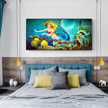 Load image into Gallery viewer, Mermaid - Full Drill Round Drill - 100x50cm