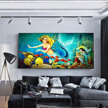 Load image into Gallery viewer, Mermaid - Full Drill Round Drill - 100x50cm