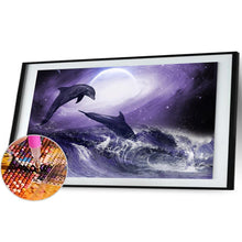 Load image into Gallery viewer, Dolphin - Full Drill Round Drill - 100x50cm