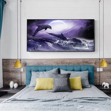 Load image into Gallery viewer, Dolphin - Full Drill Round Drill - 100x50cm