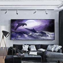 Load image into Gallery viewer, Dolphin - Full Drill Round Drill - 100x50cm