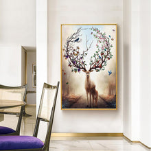 Load image into Gallery viewer, Deer - Full Drill Round Drill - 45x85cm