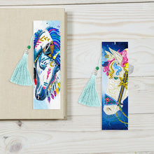 Load image into Gallery viewer, 2pcs Horse-DIY Diamond Painting Bookmark