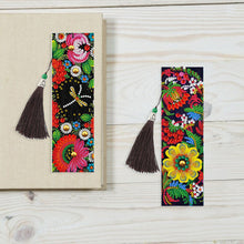 Load image into Gallery viewer, 2pcs Flower-DIY Diamond Painting Bookmark