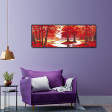 Load image into Gallery viewer, Red Tree - Full Drill Round Drill - 80x30cm