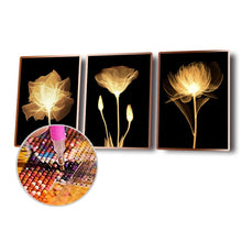 Load image into Gallery viewer, 3Pcs Flower - Full Drill Round Drill - 95x45cm
