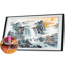 Load image into Gallery viewer, Sunrise View - Full Drill Round Drill - 100x50cm