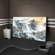 Load image into Gallery viewer, Sunrise View - Full Drill Round Drill - 100x50cm