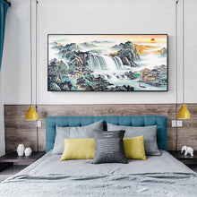 Load image into Gallery viewer, Sunrise View - Full Drill Round Drill - 100x50cm