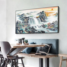 Load image into Gallery viewer, Sunrise View - Full Drill Round Drill - 100x50cm