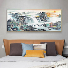 Load image into Gallery viewer, Sunrise View - Full Drill Round Drill - 100x50cm