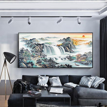 Load image into Gallery viewer, Sunrise View - Full Drill Round Drill - 100x50cm