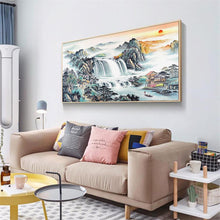 Load image into Gallery viewer, Sunrise View - Full Drill Round Drill - 100x50cm