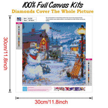 Load image into Gallery viewer, Snow Scene  - Full Drill Round Drill - 30x30cm