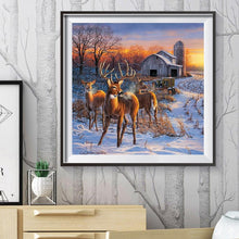 Load image into Gallery viewer, Snow Scene  - Full Drill Round Drill - 30x30cm