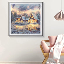 Load image into Gallery viewer, Snow Scene  - Full Drill Round Drill - 30x30cm