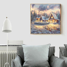 Load image into Gallery viewer, Snow Scene  - Full Drill Round Drill - 30x30cm