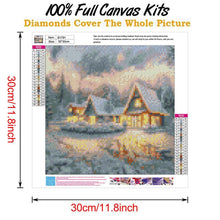 Load image into Gallery viewer, Snow Scene  - Full Drill Round Drill - 30x30cm