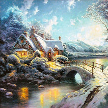 Load image into Gallery viewer, Snow Scene  - Full Drill Round Drill - 30x30cm