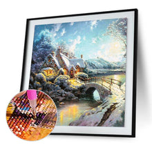 Load image into Gallery viewer, Snow Scene  - Full Drill Round Drill - 30x30cm