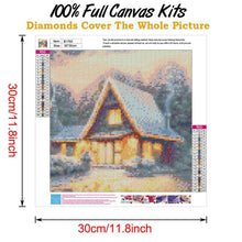 Load image into Gallery viewer, Snow Scene  - Full Drill Round Drill - 30x30cm