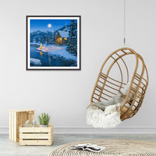 Load image into Gallery viewer, Snow Scene  - Full Drill Round Drill - 30x30cm