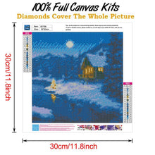 Load image into Gallery viewer, Snow Scene  - Full Drill Round Drill - 30x30cm