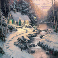 Load image into Gallery viewer, Snow Scene  - Full Drill Round Drill - 30x30cm