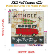 Load image into Gallery viewer, Christmas  - Full Drill Round Drill - 30x30cm
