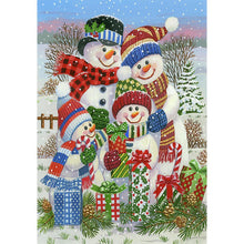 Load image into Gallery viewer, Snowman  - Full Drill Round Drill - 30x40cm