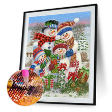 Load image into Gallery viewer, Snowman  - Full Drill Round Drill - 30x40cm
