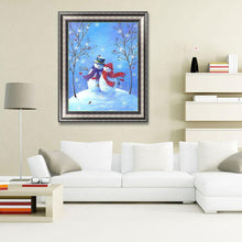 Load image into Gallery viewer, Snowman  - Full Drill Round Drill - 30x40cm