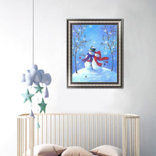Load image into Gallery viewer, Snowman  - Full Drill Round Drill - 30x40cm