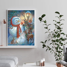 Load image into Gallery viewer, Snowman  - Full Drill Round Drill - 30x40cm
